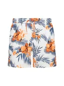 Kąpielówki męskie - CMP Szorty kąpielowe w kolorze biało-pomarańczowo-niebieskim - miniaturka - grafika 1