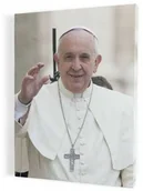 Ikony i obrazy sakralne - Papież Franciszek, obraz na płótnie canvas - miniaturka - grafika 1