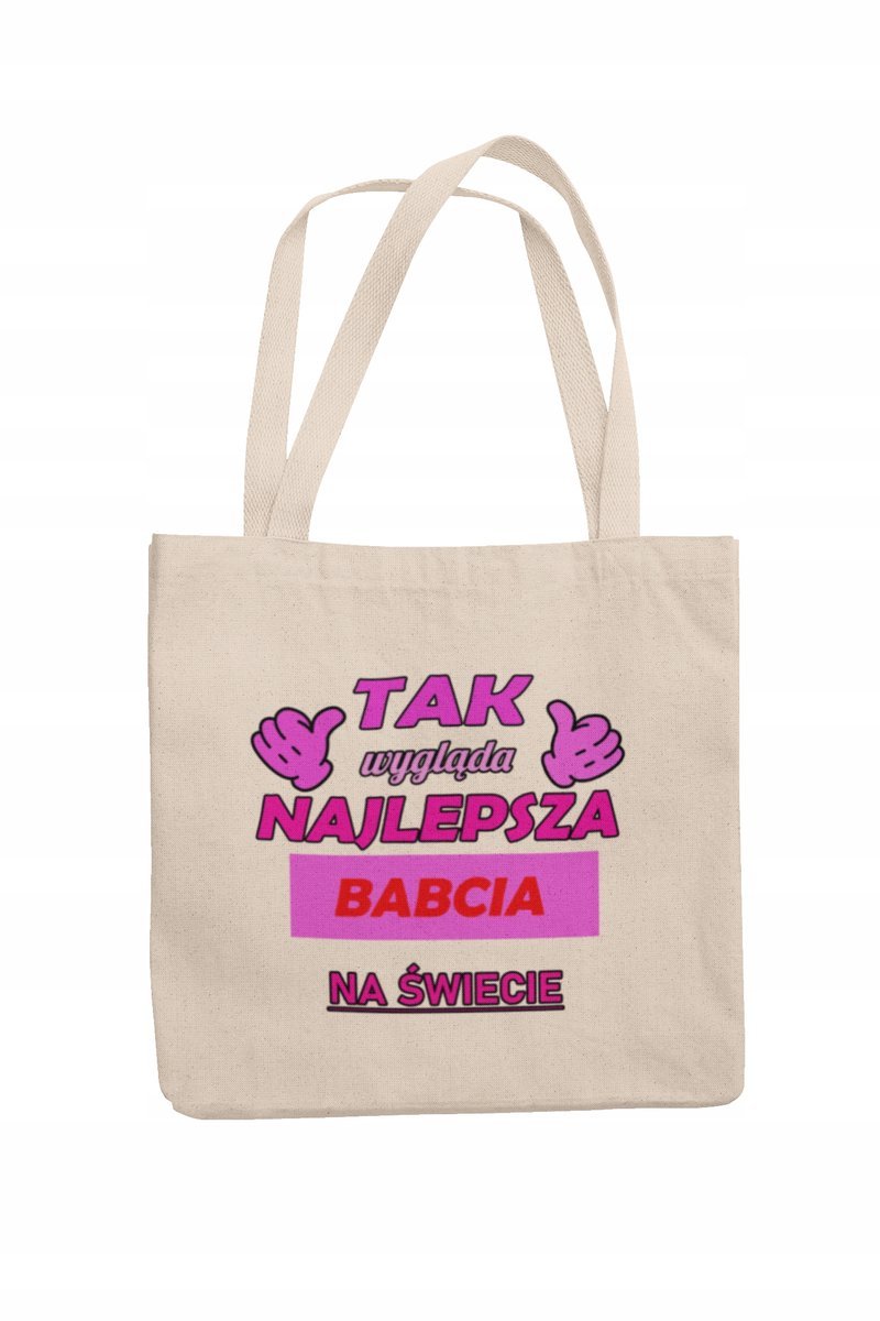 Torba Shopper- Dla Babci- Dzień Babci- Prezent