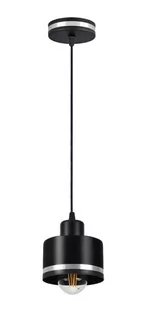 Candellux Wama lampa wisząca 1-punktowa czarna/chrom 31-00460 31-00460 - Lampy sufitowe - miniaturka - grafika 1