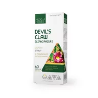 Układ pokarmowy - Medica Herbs Medica Herbs Devils Claw (Czarci Pazur) 600 mg - 60 kapsułek - miniaturka - grafika 1