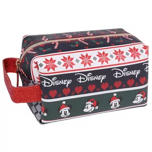Jednokomorowa, świąteczna kosmetyczka Myszka Mickey DISNEY - Kosmetyczki, organizery i kuferki - miniaturka - grafika 1