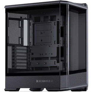Jonsbo D400 PC-Gehuse, Midi Tower, ATX, Tempered Glass - schwarz - Obudowy komputerowe - miniaturka - grafika 1