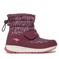 Buty dla dziewczynek - Śniegowce KangaRoos K-Pe Marty Rtx 18935 000 6347 Różowy - miniaturka - grafika 1