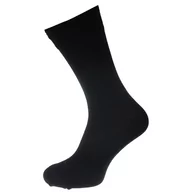 Skarpetki męskie - Skarpety czarne gładkie EM Ant50 - EM Men's Accessories - miniaturka - grafika 1