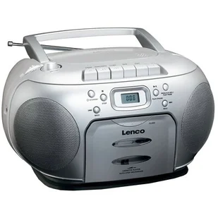 Lenco SCD420SI Srebrne - Radioodtwarzacze - miniaturka - grafika 1