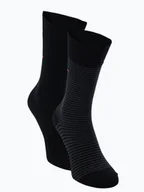 Skarpetki męskie - Tommy Hilfiger Skarpety pakowane po 2 szt. Mężczyźni Bawełna czarny jednolity, 39-42 - miniaturka - grafika 1