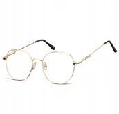 Okulary korekcyjne, oprawki, szkła - Oprawki korekcyjne owalne zerówki damskie - miniaturka - grafika 1