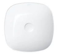 Umywalki - Omnires Portland umywalka nablatowa 37x37 cm biały połysk PORTLAND370BP - miniaturka - grafika 1