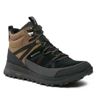 Trekkingi Clarks ATL Trek Rise GTX GORE-TEX 261726917 Black Suede - Buty trekkingowe męskie - miniaturka - grafika 1
