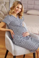 Piżamy ciążowe - Koszula nocna dla kobiet w ciąży i mam karmiących - miniaturka - grafika 1