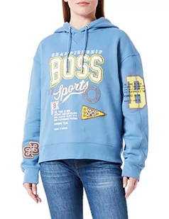 BOSS Bluza damska Women's C_Eraisy_Sport, Open Blue474, XL - Bluzy damskie - miniaturka - grafika 1