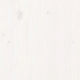 Rama łóżka z wezgłowiem, biała, 100x200 cm, lite drewno sosnowe - Łóżka - miniaturka - grafika 9