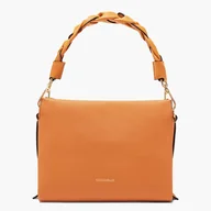 Torebki damskie - Torebka damska ze skóry naturalnej mała Coccinelle BOHEME GRANA DOUBLE E1M50580101570 Jasnobrązowa (8059978515773) - miniaturka - grafika 1