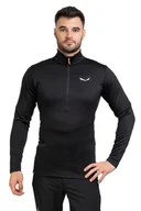 Bluzy damskie - Bluza puez pl hz fleece-black out - SALEWA - miniaturka - grafika 1