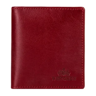 Etui na karty skórzane klasyczne małe czerwone - Biżuteria - akcesoria Etui na karty skórzane klasyczne małe czerwone - Biżuteria - akcesoria - miniaturka - grafika 1
