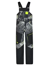 Ziener Chłopięce spodnie narciarskie AKANDO-BIB | szelki, wodoszczelne,  ciepłe, Galaxy Print, 128 - Ceny i opinie na