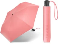 Parasole - Parasol automatyczny, składany, z pokrowcem Esprit różowy - miniaturka - grafika 1