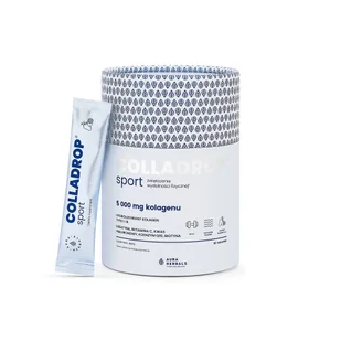 Colladrop Sport Kolagen Morski 5000 mg 30 Saszetek - Włosy, skóra, paznokcie - miniaturka - grafika 1