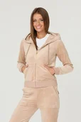 Bluzy damskie - JUICY COUTURE Beżowa bluza Robertson - Juicy Couture - miniaturka - grafika 1