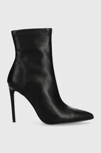 Steve Madden botki Vanya damskie kolor czarny na szpilce - Botki damskie - miniaturka - grafika 1