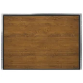 Bramy garażowe - Brama garażowa segmentowa z napędem Nobla Złoty dąb 2500x2125 mm Wiśniowski - miniaturka - grafika 1