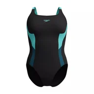 Stroje kąpielowe - Strój kąpielowy jednoczęściowy damski na basen Speedo Shaping Solid - miniaturka - grafika 1