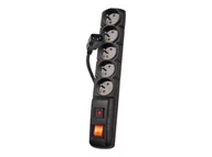Listwy zasilające - Listwa zasilająca ACAR F5 IEC 1.5 m Czarny W0086 - miniaturka - grafika 1