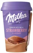 Kefiry, jogurty, maślanki - Milka Napój mleczny z czekoladą Milka o smaku truskawkowym 220 ml - miniaturka - grafika 1