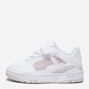 Tenisówki dziecięce dla dziewczynki na rzepy Puma 394342-01 29 Białe (4099683109038) - Buty dla chłopców - miniaturka - grafika 1