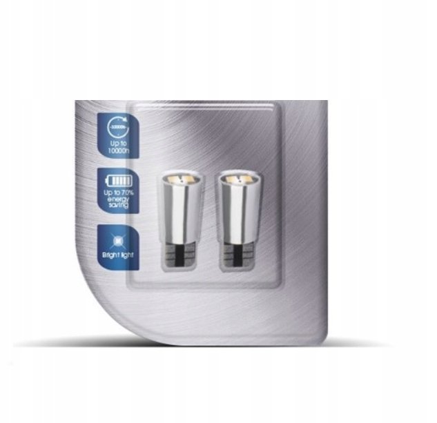 Żarówke LED W5W 12V DIODA BIAŁA 2xSMD5730 LED CANBUS 2szt.