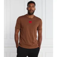 Koszulki męskie - HUGO T-shirt Diragolino | Regular Fit - miniaturka - grafika 1