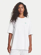Koszulki i topy damskie - adidas T-Shirt Retro Tennis Boyfriend JW0226 Biały Oversize - miniaturka - grafika 1
