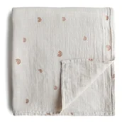 Pieluchy - Otulacz muślinowy z bawełny organicznej 120x120 Rainbow, Mushie - miniaturka - grafika 1