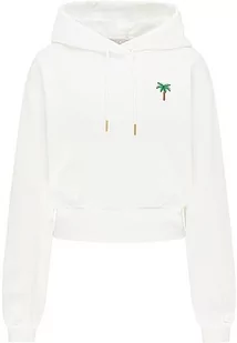 ocy Damska bluza z kapturem 82733705, biała wełna, XL, biały (wollweiss), XL - Bluzy damskie - miniaturka - grafika 1