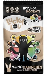 Lucky Lou Food Code Mono Królik 340g - Mokra karma dla kotów - miniaturka - grafika 1
