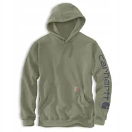 Bluzy męskie - Bluza Carhartt Midweight Logo Sleeve - miniaturka - grafika 1