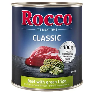 Rocco Classic, 6 x 800 g - Wołowina z zielonymi żwaczami - Mokra karma dla psów - miniaturka - grafika 5
