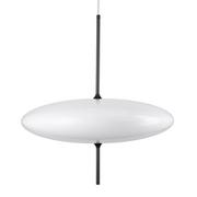 Lampy sufitowe - Lampa zwisowa Piatto ST-9222P Step eliptyczna biała czarna - miniaturka - grafika 1