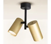 Lampy sufitowe - Brilagi - Oświetlenie punktowe SELE VERTICAL 2xGU10/30W/230V czarny/złoty - miniaturka - grafika 1