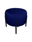 Fotele i pufy dla dzieci - Pufa WILFRED MG VELVET granatowa - POLECA nas aż 98% klientów - ZAMÓW (91 822 80 56) - miniaturka - grafika 1