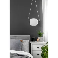 Lampy stojące - Lampa wisząca Epli nad szafkę nocną w sypialni - miniaturka - grafika 1