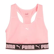Bielizna sportowa damska - Stanik fitness cardio PUMA Mid Impact Puma Strong PM - miniaturka - grafika 1