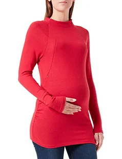 Noppies Maternity Top Sebring Nursing Long Sleeve T-Shirt, Jester red-P977, XS - Koszulki i topy damskie - miniaturka - grafika 1