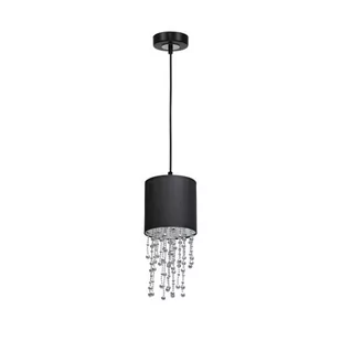 Milagro Lampa wisząca ALMERIA BLACK/SILVER 1xE27 MLP6429 - Lampy sufitowe - miniaturka - grafika 1