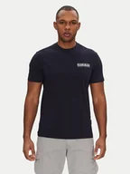 Koszulki męskie - Napapijri T-Shirt S-Vignoni NP0A4ILX Granatowy Regular Fit - miniaturka - grafika 1