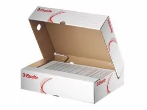 ESSELTE Pudło archiwizacyjne 325x255x80 białe otw/szersza ET1008 - Pudła i kartony archiwizacyjne - miniaturka - grafika 1