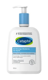 Cetaphil GALDERMA SP Z O.O Polska EM Emulsja micelarna do mycia 500 ml 7072497 - Kosmetyki do kąpieli - miniaturka - grafika 3