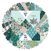 Scrapbooking - Clairefontaine, Papier  Origami 15X15 Cm Zielnik 60 Arkuszy - miniaturka - grafika 1