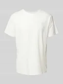 Koszulki męskie - T-shirt z prążkowanym, okrągłym dekoltem model ‘Dinton’ - miniaturka - grafika 1